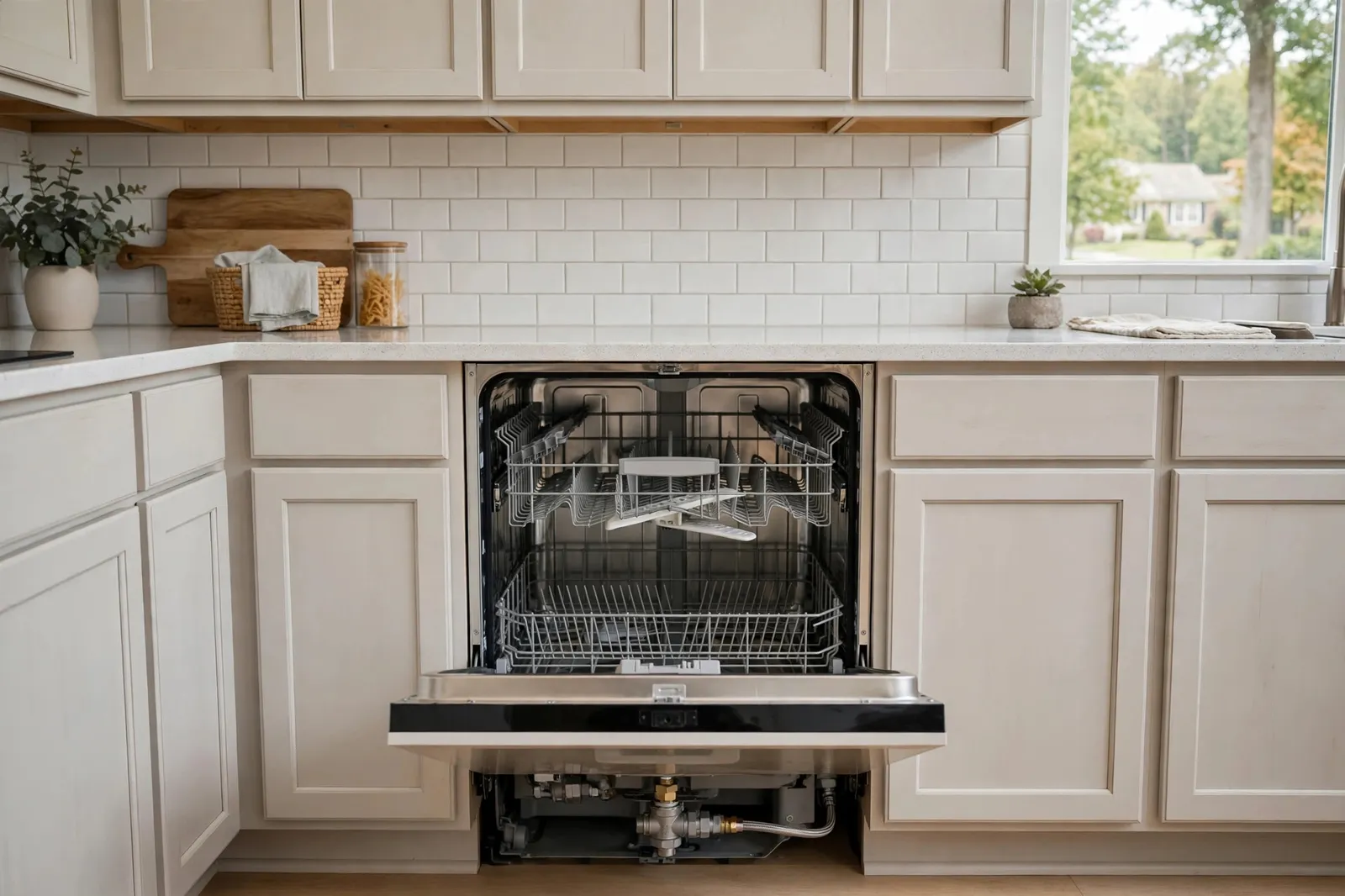 Dishwasher Repair — Grit on the Glasses in a Wakefield Kitchen by Waldorf Appliance Repair