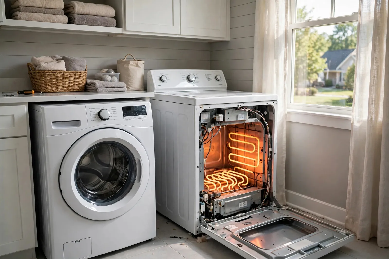 Dryer Repair — No Heat During the Hottest Week in Sheffield by Waldorf Appliance Repair