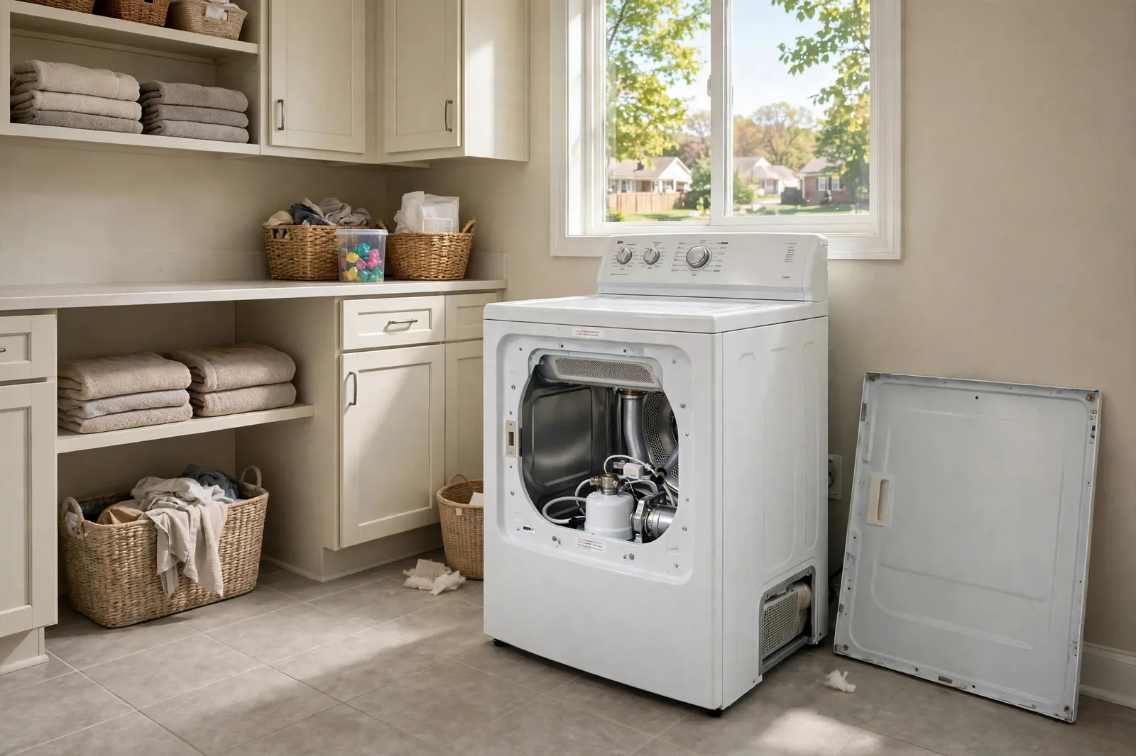 Gas Dryer Repair — A Dryer That Quit Heating Mid-Cycle in Pinefield by Waldorf Appliance Repair