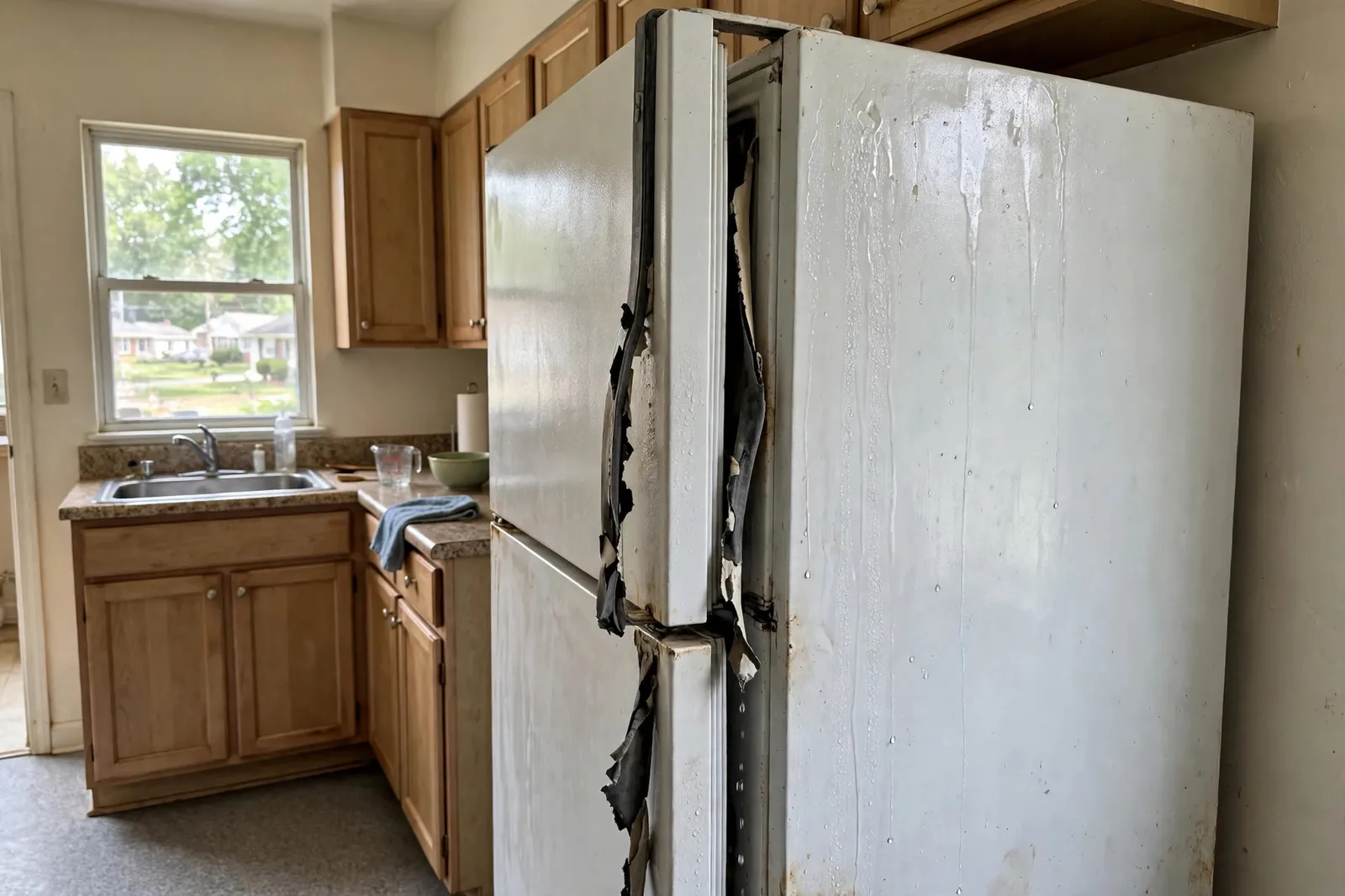 Before photo, Kenmore Refrigerator Fan Motor in Bannister, by Waldorf Appliance Repair