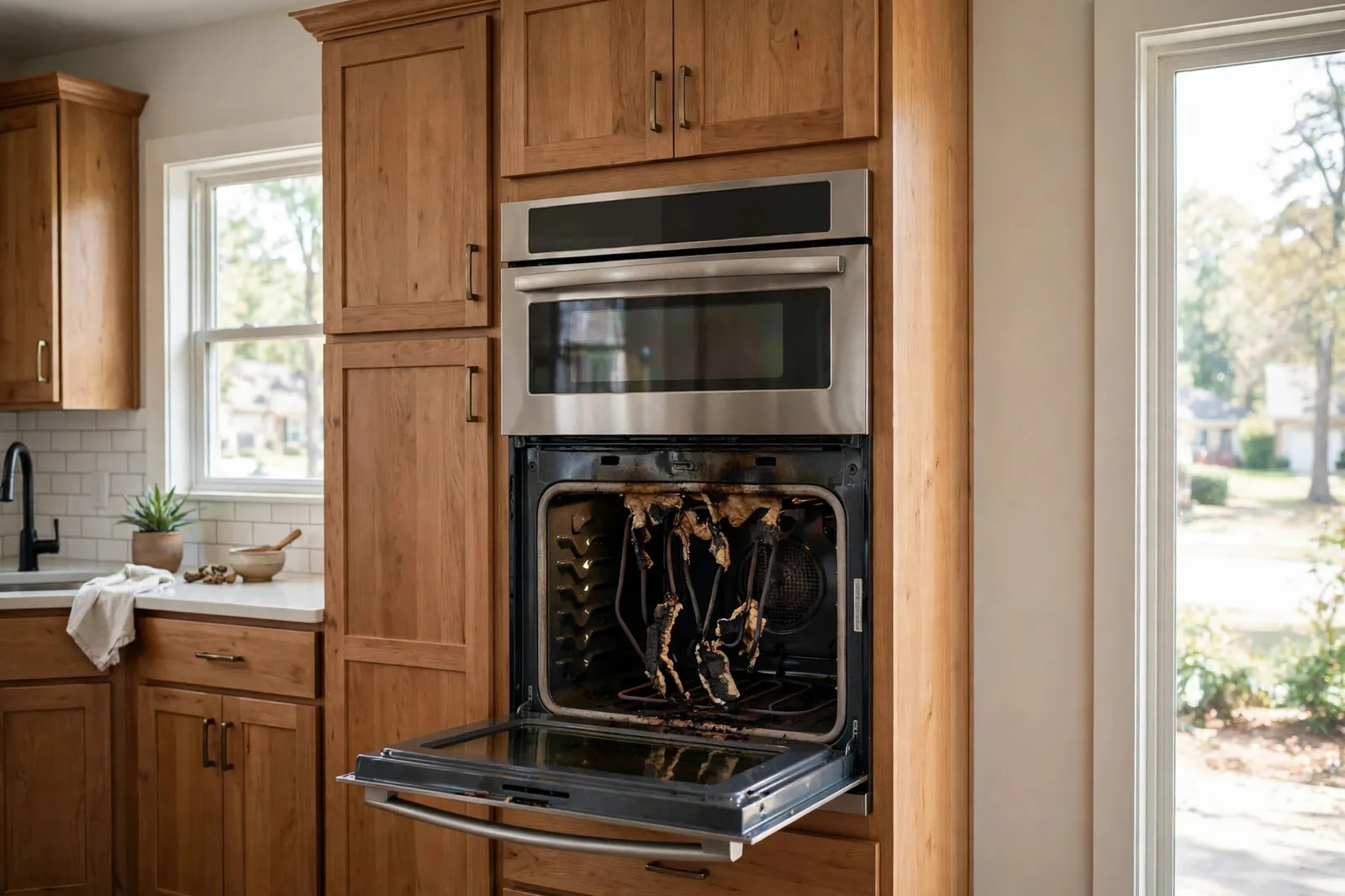 Before photo, A Double Wall Oven Running Cool in Carrington, by Waldorf Appliance Repair